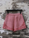 INTO THE EAST 25 Autumn/Winter Lace-Up Silk Top/Shirt/Embroidered Button Tussah Silk Vest/Shorts ITE-E1DGAW022PK22PT-FEN Pants (E1DGAW019PK20TP)